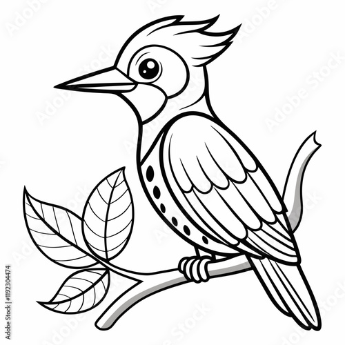 bird coloring page ,kids coloring page , coloring page for kids, animal coloring page, KDP, Animal Coloring Page For Kids