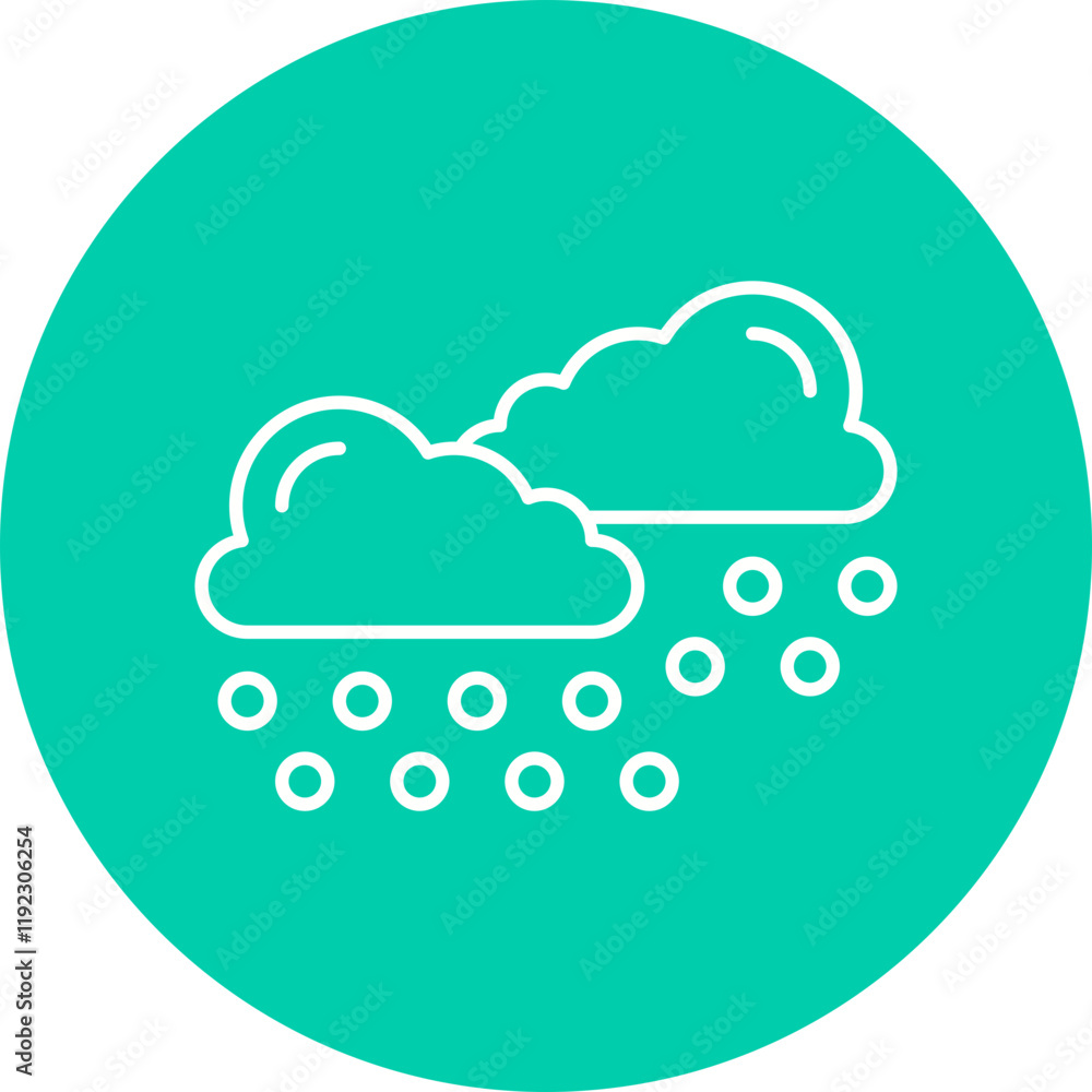 Heavy Snows icon single vector illustration Heavy Snows icon single vector illustration