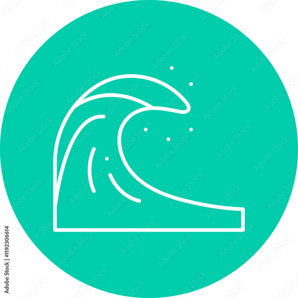 Cold Wave icon single vector illustration Cold Wave icon single vector illustration