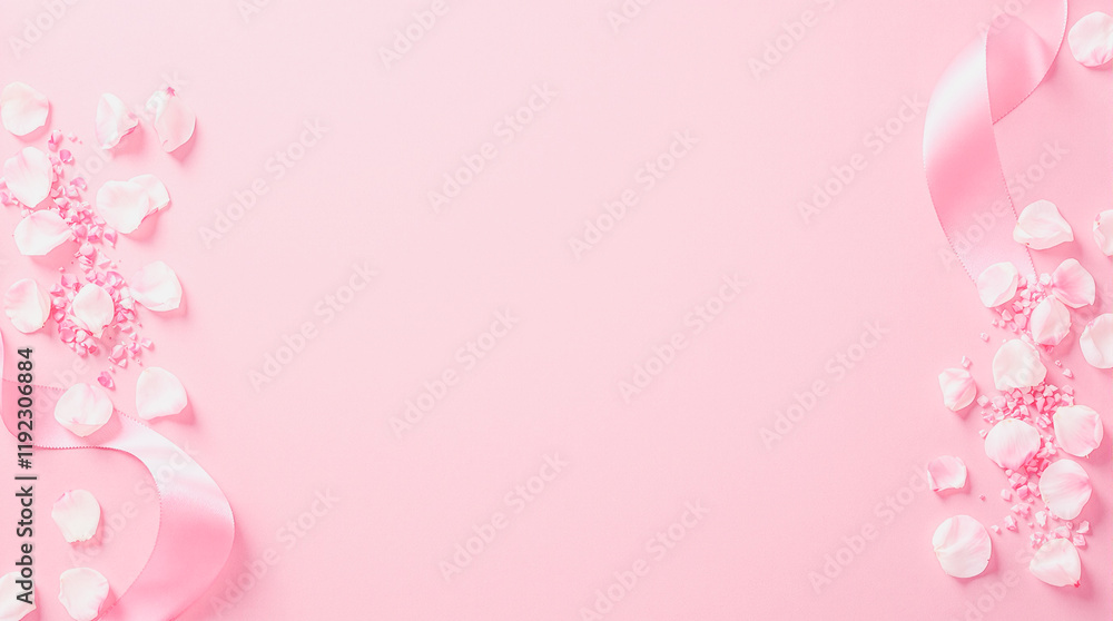 Pink background and pink petals of rose flowers. Wedding. Birthday. Happy woman's day. Mothers Day. Valentine's Day. Pink festive holiday. Pink background and pink petals of rose flowers. Wedding. Birthday. Happy woman's day. Mothers Day. Valentine's Day. Pink festive holiday.