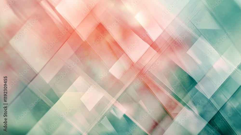 Abstract Pastel Geometric Shapes Intersect Design Abstract Pastel Geometric Shapes Intersect Design
