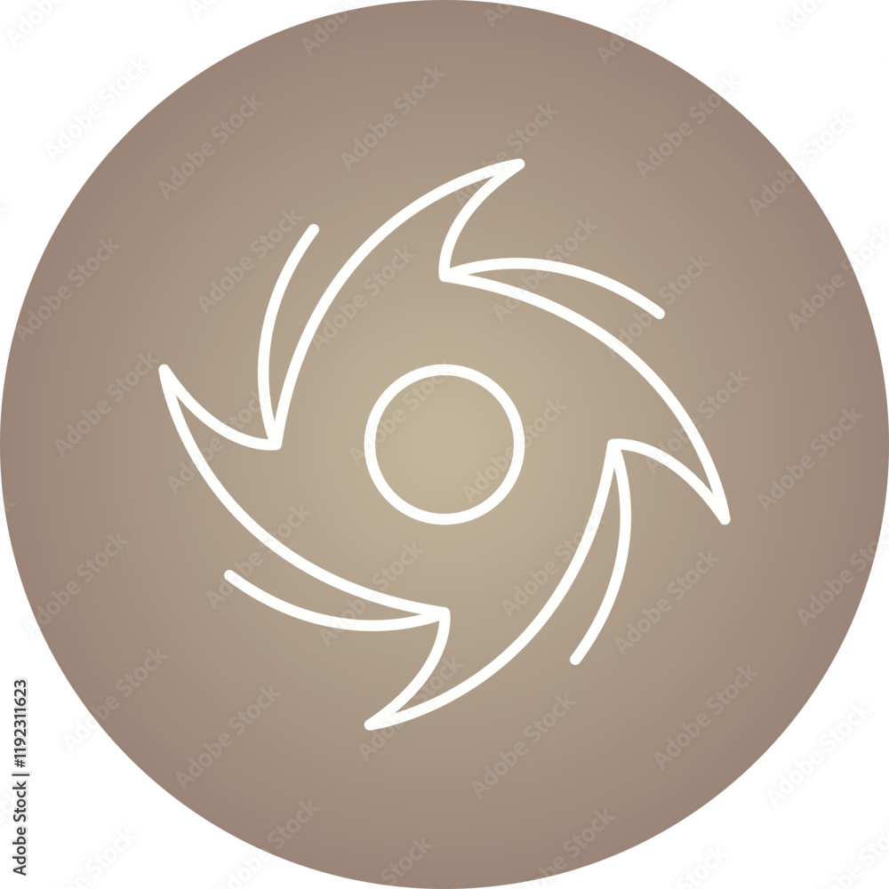 Cyclone icon single vector illustration Cyclone icon single vector illustration