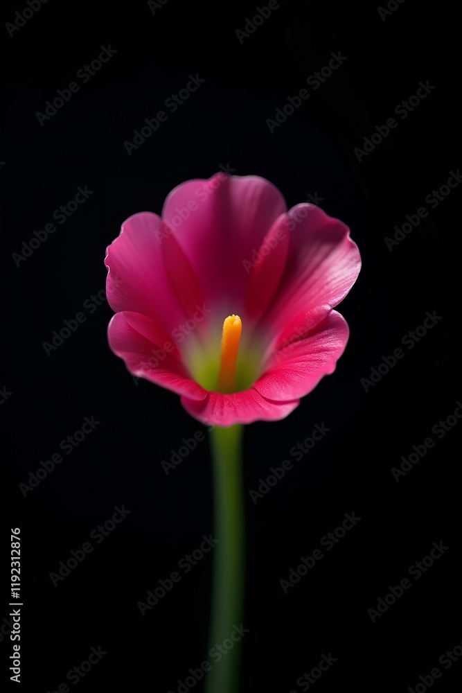 Cyclamen Flower on Black Background
Cyclamen Flower on Black Background