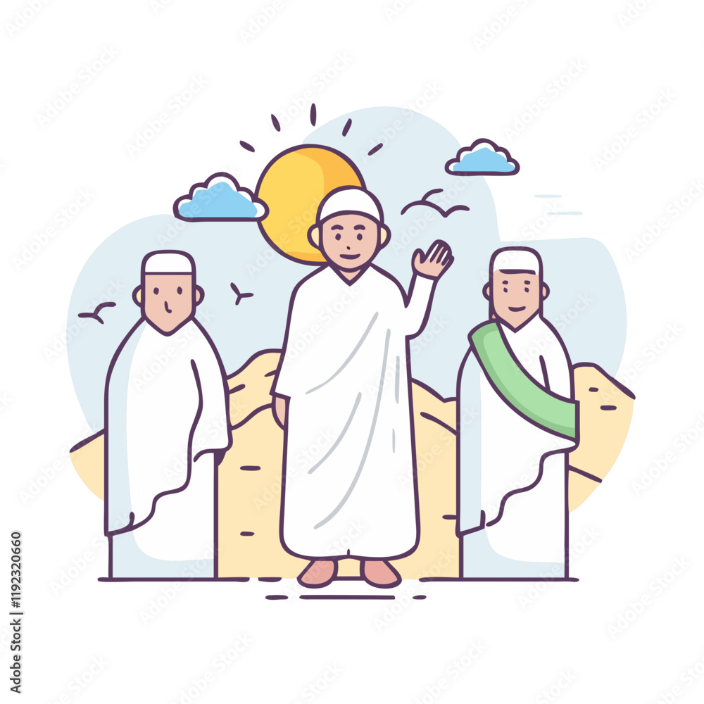 day of arafat vector icon, day of arafat vector illustration - simple illustration of day of arafat, perfect for day of arafat logos and icons day of arafat vector icon, day of arafat vector illustration - simple illustration of day of arafat, perfect for day of arafat logos and icons