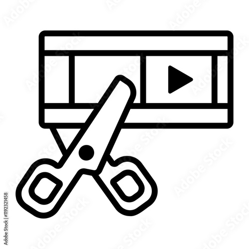 video Line Icon