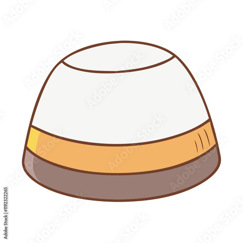 prayer cap taqiyah vector icon, prayer cap taqiyah vector illustration - simple illustration of prayer cap taqiyah, perfect for prayer cap taqiyah logos and icons