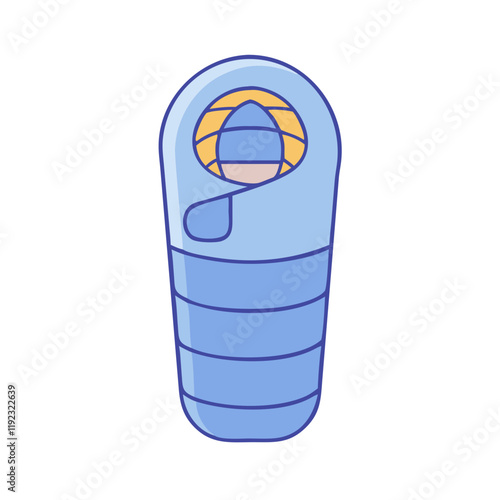 sleeping bag for mina tents vector icon, sleeping bag for mina tents vector illustration - simple illustration of sleeping bag for mina tents, perfect for sleeping bag for mina tents logos and icons
