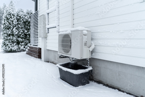A heat pump outdoor unit efficiently provides warmth and energy savings in snowy winters. Proper installation and maintenance ensure reliable heating even in freezing temperatures.