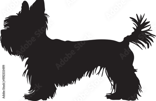 Yorkshire Silhouette Vector Illustration