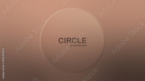 Minimal Circle abstract background for product presentation. Mocha Mousse Tone. Grainy texture.