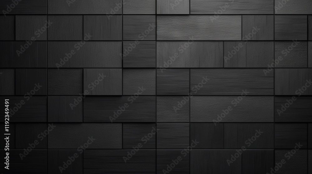 Elegant Dark Black Ceramic Tiles in a Seamless Mosaic Pattern for Modern Wall and Floor Design Projects Elegant Dark Black Ceramic Tiles in a Seamless Mosaic Pattern for Modern Wall and Floor Design Projects