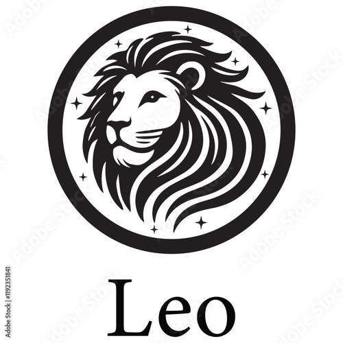 Zodiac Symbol silhouette vector, astrological zodiac Animal clipart design 

