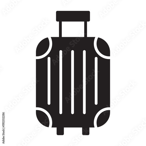 Luggage icon or logo isolated sign symbol vector illustration - high-quality black style vector icons