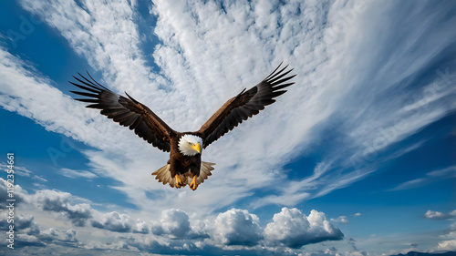 american bald eagle, ai generated