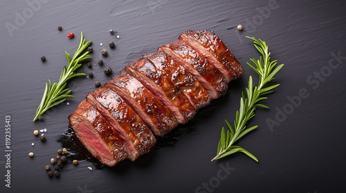Seared Steak with Rosemary:...