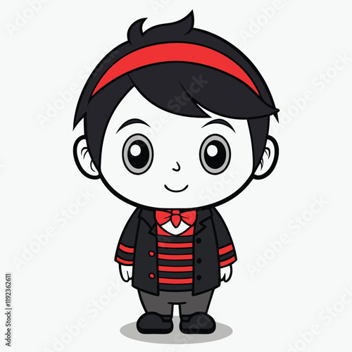  cute cartoon boy