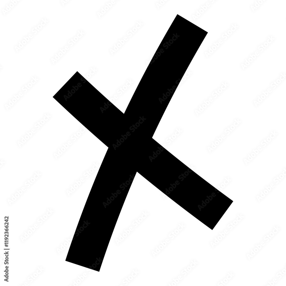 Fototapeta premium Ticks and marks for checkboxes and checklists. Vector hand drawn element icon, approving or voting, confirmation or positive answer yes. Pencil, charcoal or ink symbols of check list square frame