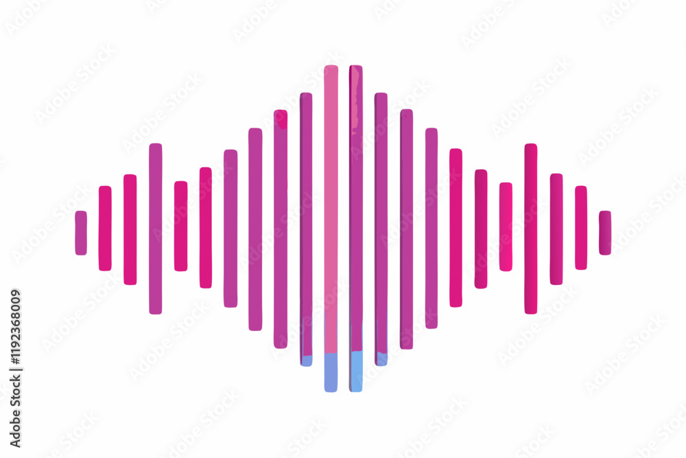 Minimalist Black and Red Soundwave Vector Design Minimalist Black and Red Soundwave Vector Design