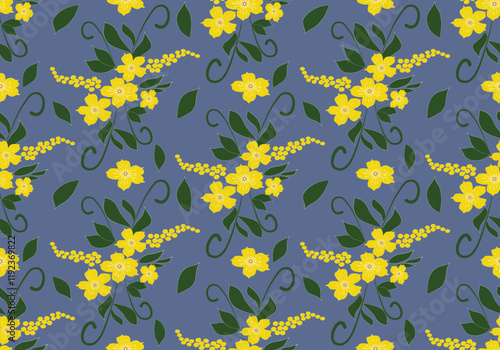 seamless flower  pattern design for fabric curtain wallpaper mattresses carpet floor bed sheet bolster pillow blanket ceramic tile background wrapping ornament
