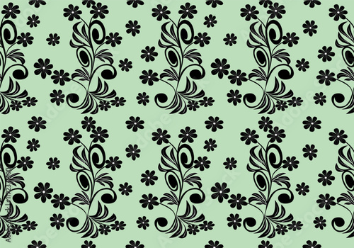 seamless flower  pattern design for fabric curtain wallpaper mattresses carpet floor bed sheet bolster pillow blanket ceramic tile background wrapping ornament
