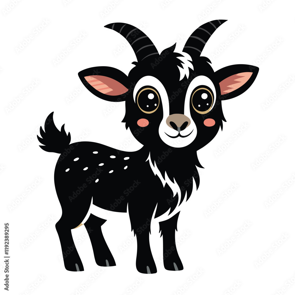 black goat simple outline icon black goat simple outline icon