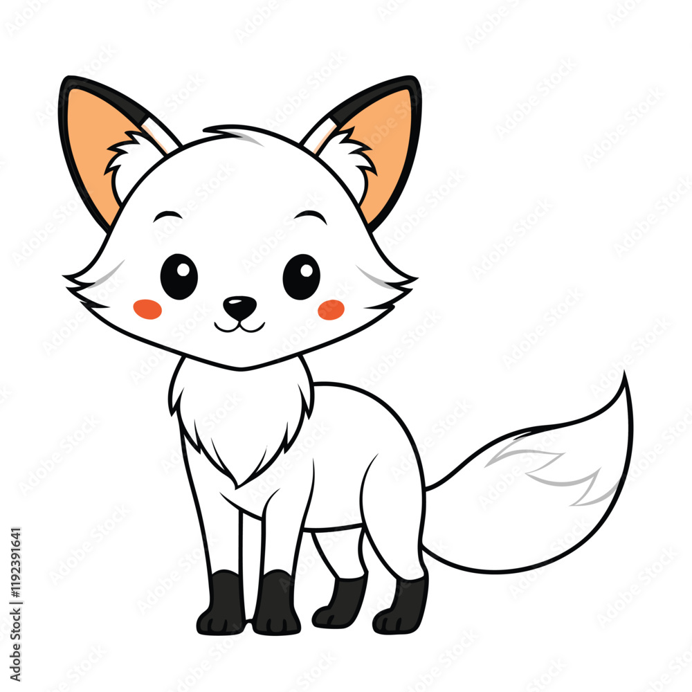 fox simple outline icon fox simple outline icon