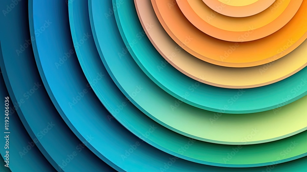 Symmetry gradient concept. Vibrant concentric circles in gradient colors create a dynamic and modern design. Symmetry gradient concept. Vibrant concentric circles in gradient colors create a dynamic and modern design.
