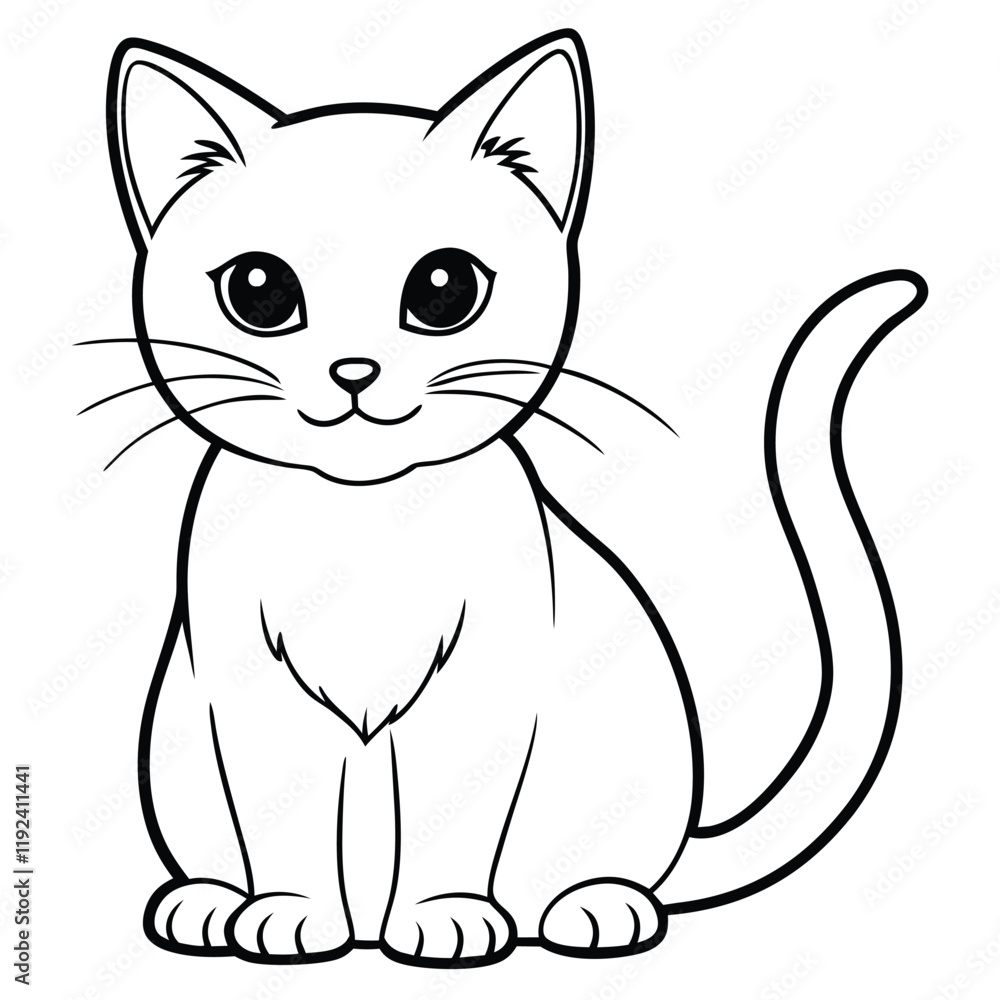cat line art cat line art