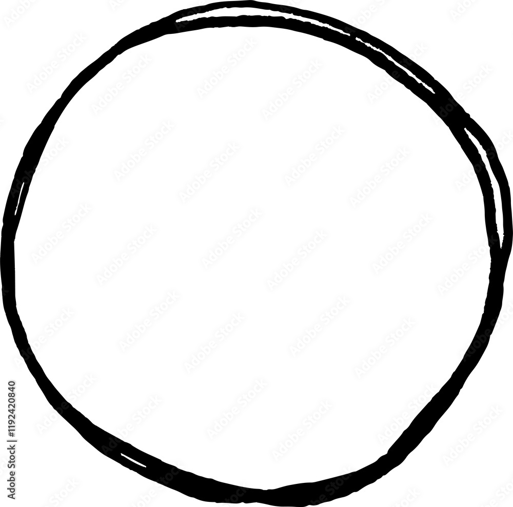 doodle frame png black circle, transparent background doodle frame png black circle, transparent background