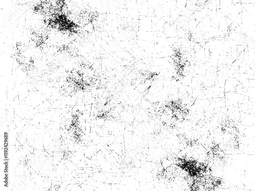 Old texture of the wall covered with paint with the effect of damage, Film grain overlay texture with little black dots. Grunge pattern on transparent background