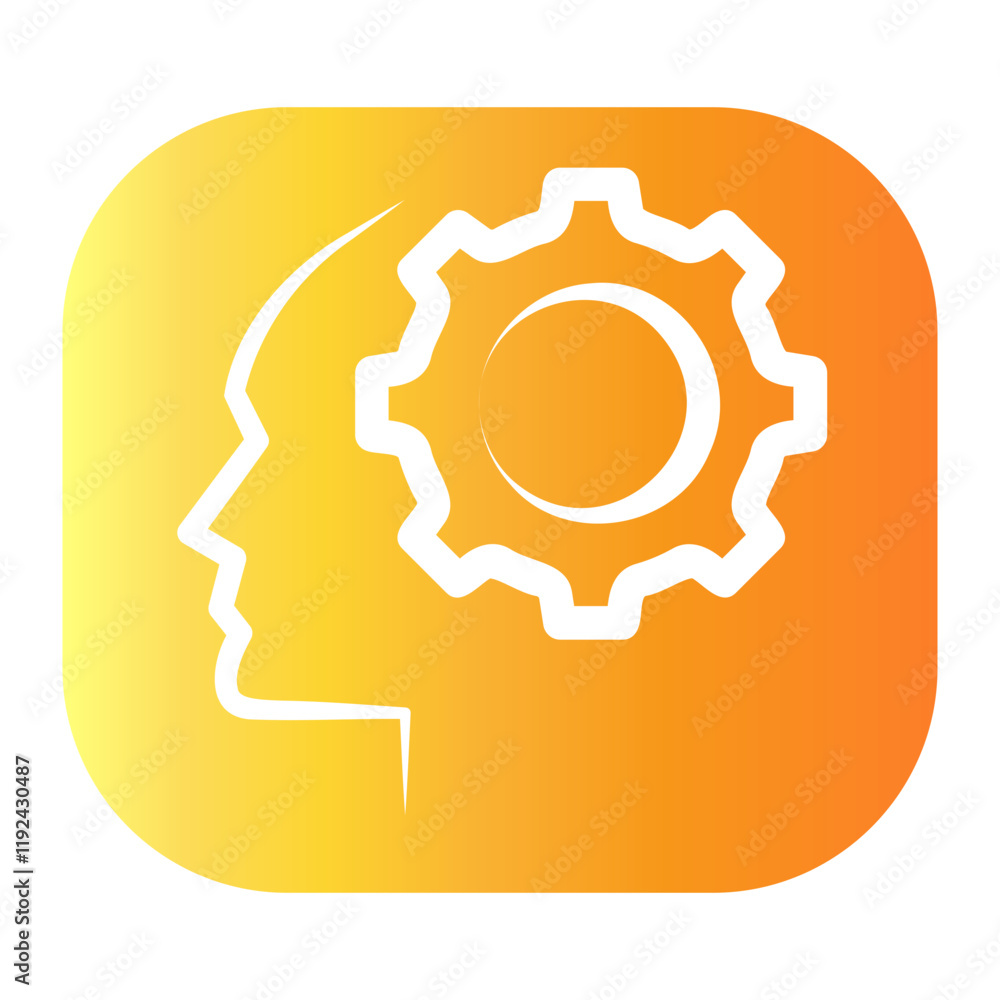 psychology Gradient icon