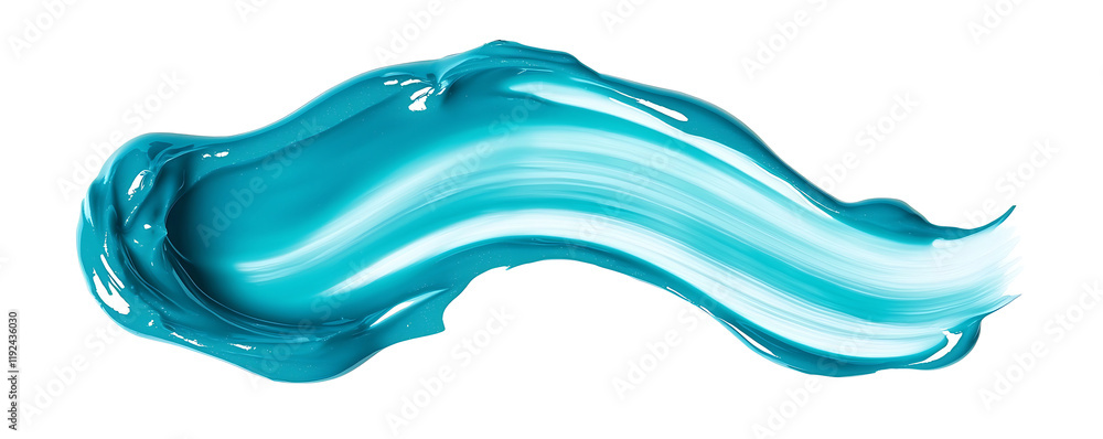 Turquoise Paint brush Swirl Abstract Art Turquoise Paint brush Swirl Abstract Art