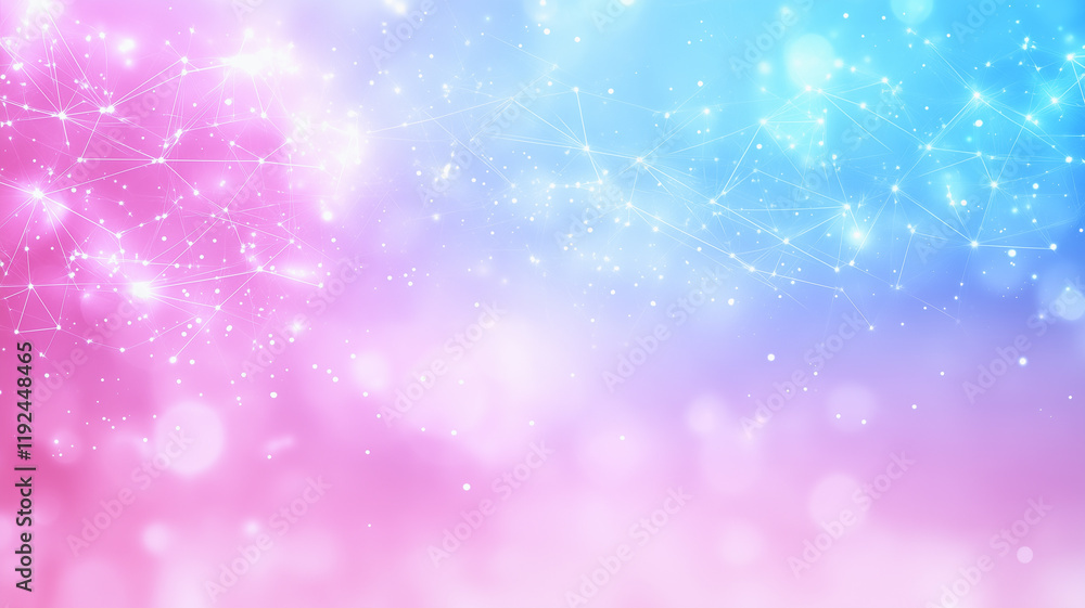 Pastel Dream: A magical blend of soft pink and blue hues creates a dreamy, ethereal background, shimmering with sparkling lights and delicate bokeh effects. Pastel Dream: A magical blend of soft pink and blue hues creates a dreamy, ethereal background, shimmering with sparkling lights and delicate bokeh effects.