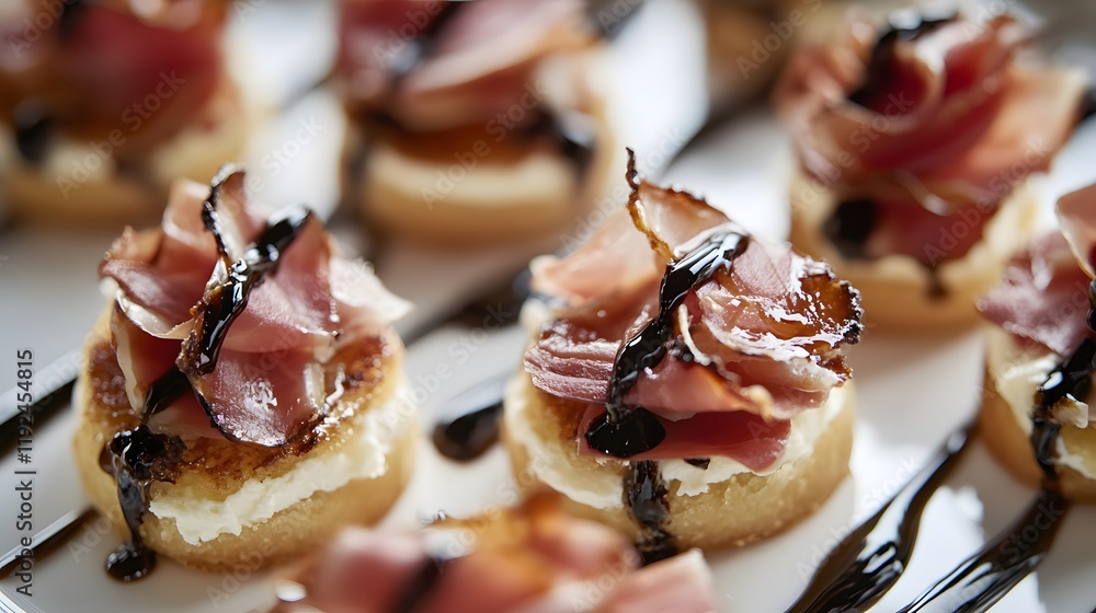 Delicious Appetizers Featuring Prosciutto and Balsamic Glaze Delicious Appetizers Featuring Prosciutto and Balsamic Glaze