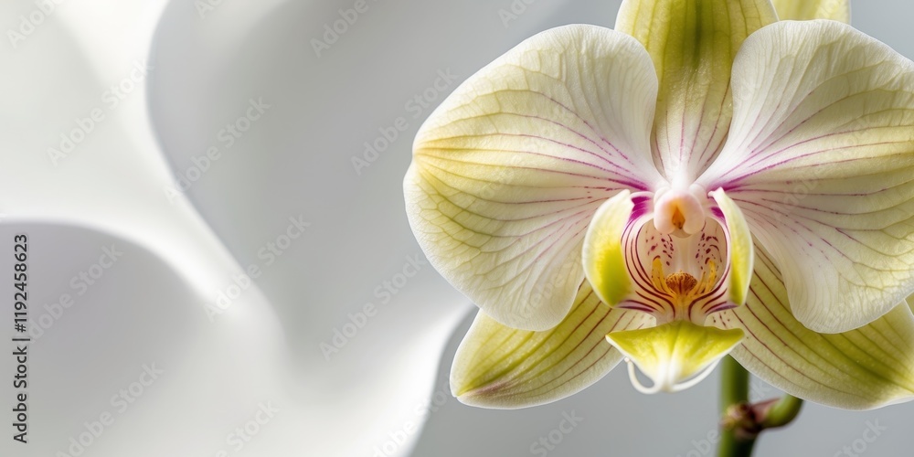 Clear Pixel Picture of CloseUp View of an Orchid Flower Clear Pixel Picture of CloseUp View of an Orchid Flower