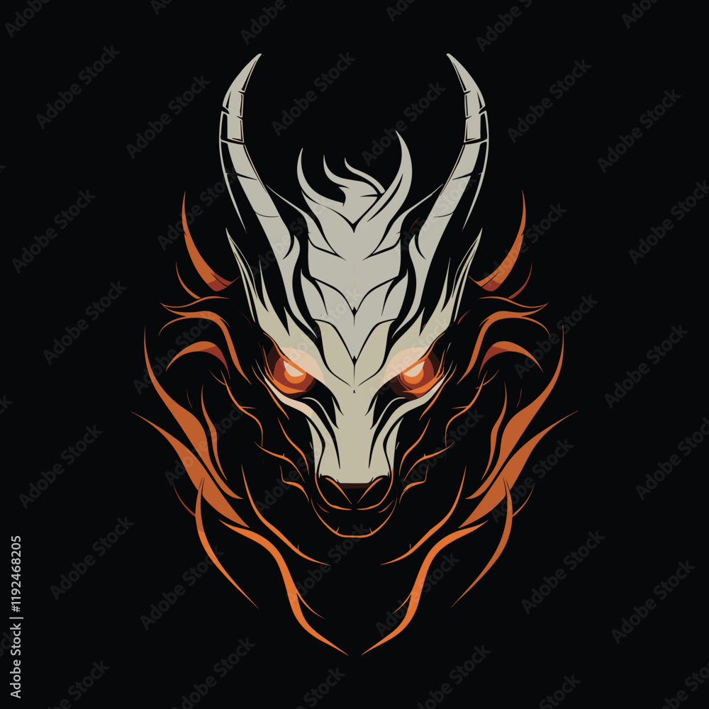 Fototapeta premium Adobe Illustrator Artwork design Tattoo vector