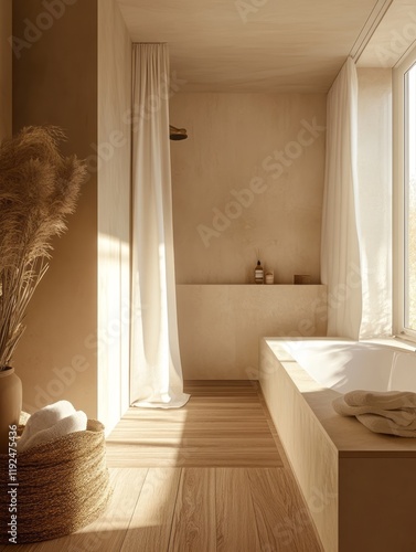 Serene Minimalist Bathroom ...