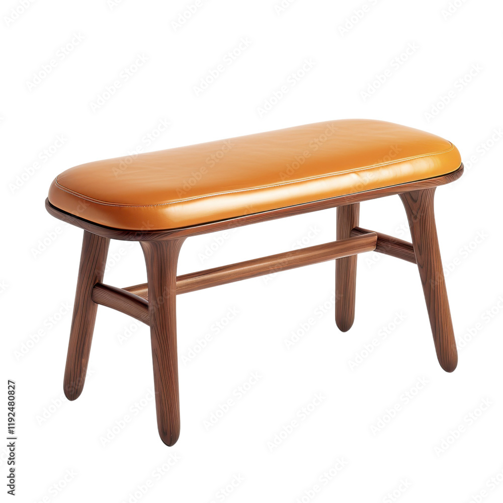 Rustic Modern Leather Bench for Contemporary Living Room Rustic Modern Leather Bench for Contemporary Living Room