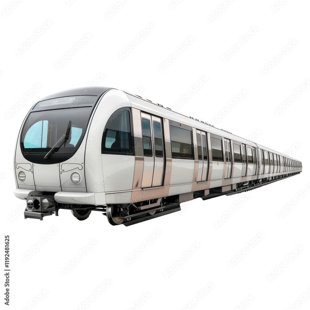 Naklejka premium Modern Metro Train Design