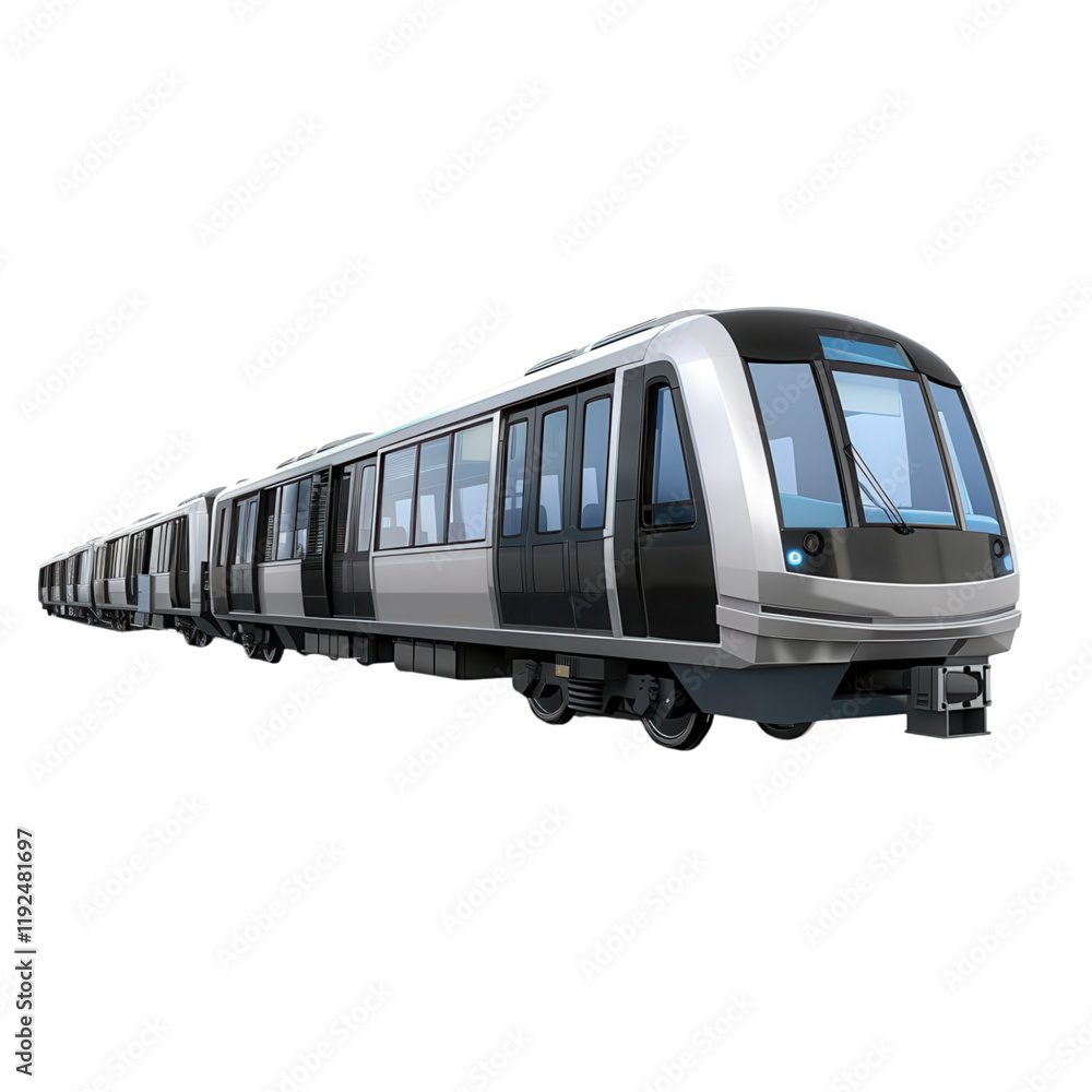 Fototapeta premium Modern Train Design for Urban Transportation