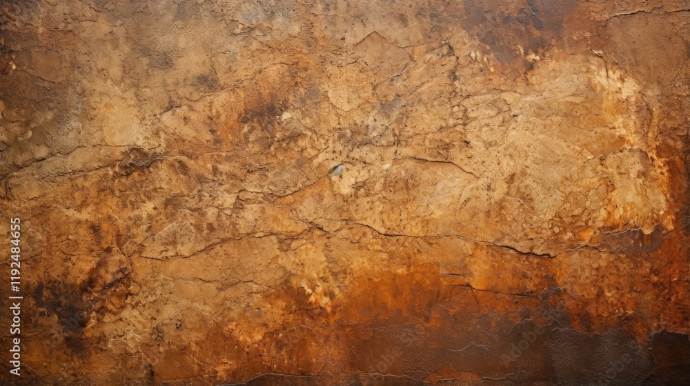 Naklejka premium A textured background featuring warm tones of brown and orange with a grunge effect.