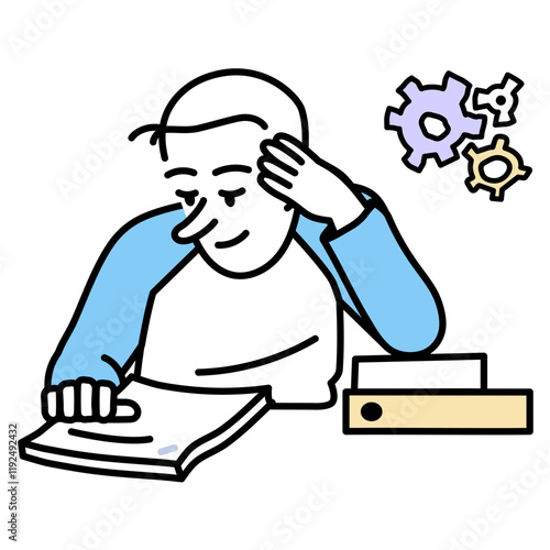 New male employee learns his role and responsibilities in the company