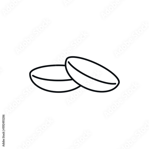 Contact lenses icon.