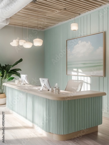 Modern Reception Desk Desig...
