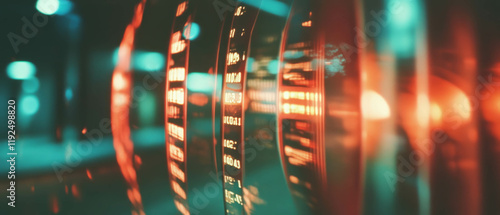 Cinematic texture with retro film grain overlay in vibrant colors and smooth aesthetics