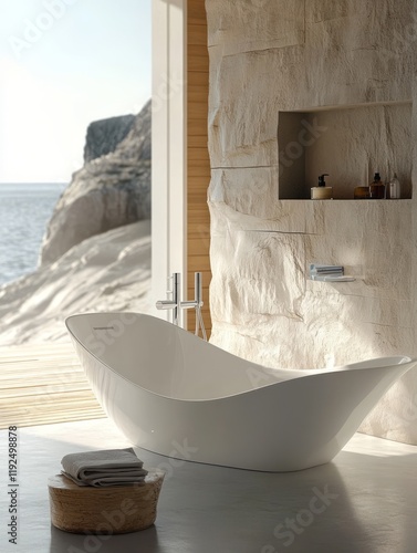 Modern Freestanding Bathtub...
