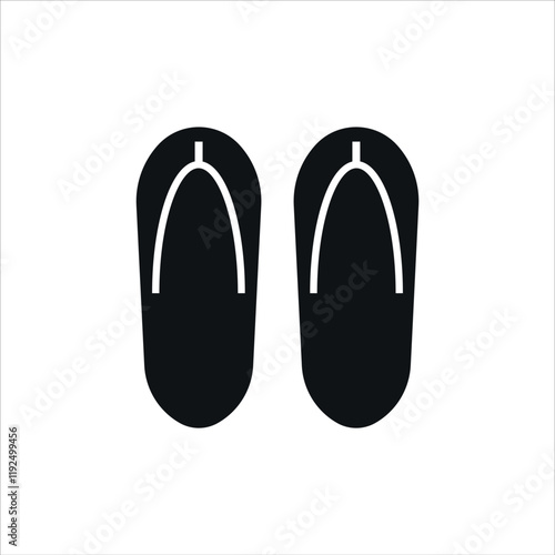 Flip flops icon.