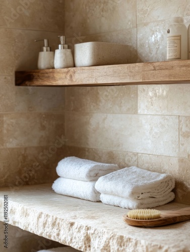Modern Bathroom Shelf with ...