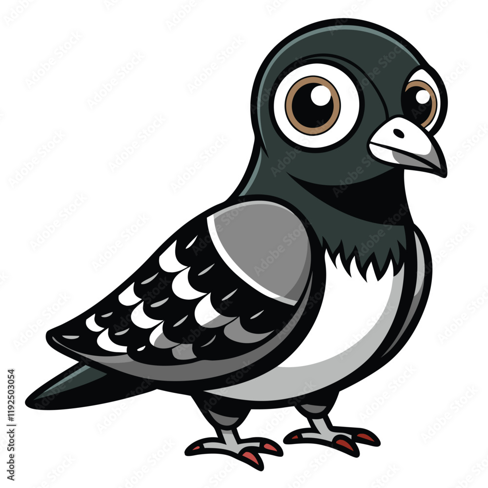 Fototapeta premium cute vector design of a pengiun