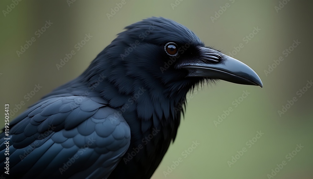 Closeup of a crow with bokeh background Closeup of a crow with bokeh background